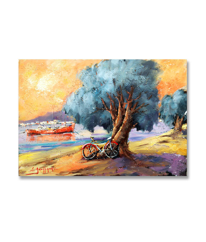 Μπουρανής-Ποδηλασία στην ακρογιαλιά