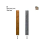 21 μαυρισμένο