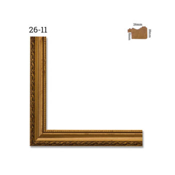 26-11 σκαλιστό χρυσό
